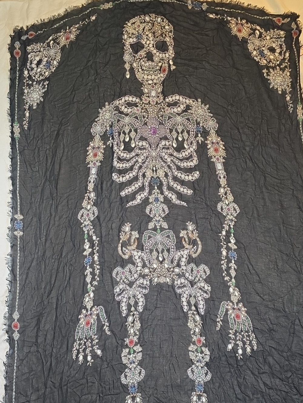 Mcqueen Skeleton Scarf